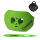 O Shield Core Series Football Mouthguard- Slime Green