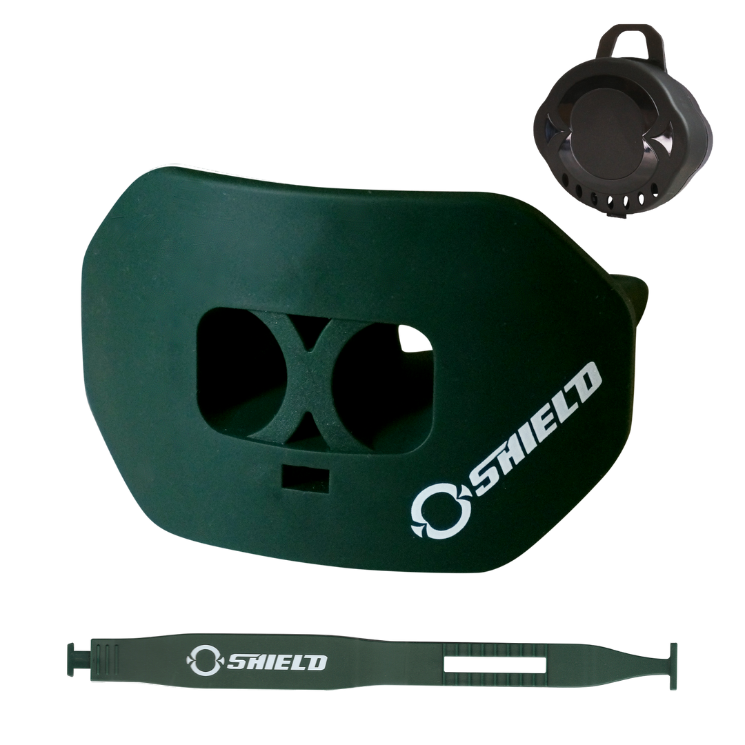 O Shield Core Series Football Mouthguard- Dark Green