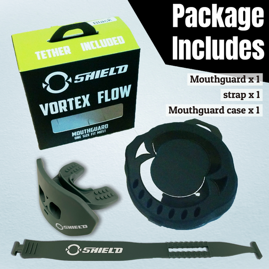 O Shield Core Series Football Mouthguard- Dark Green