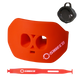 O Shield Core Series Football Mouthguard- Orange