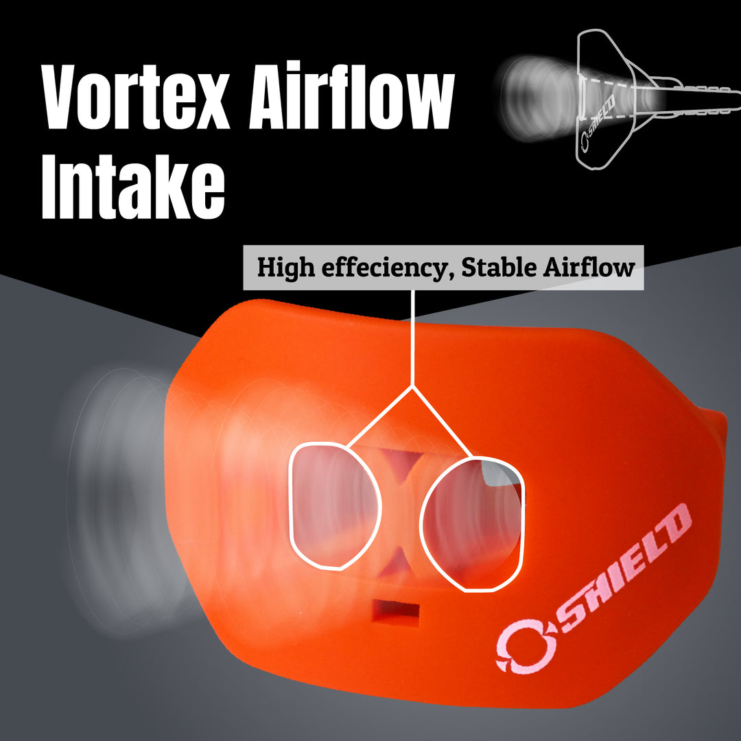 O Shield Core Series Football Mouthguard- Orange