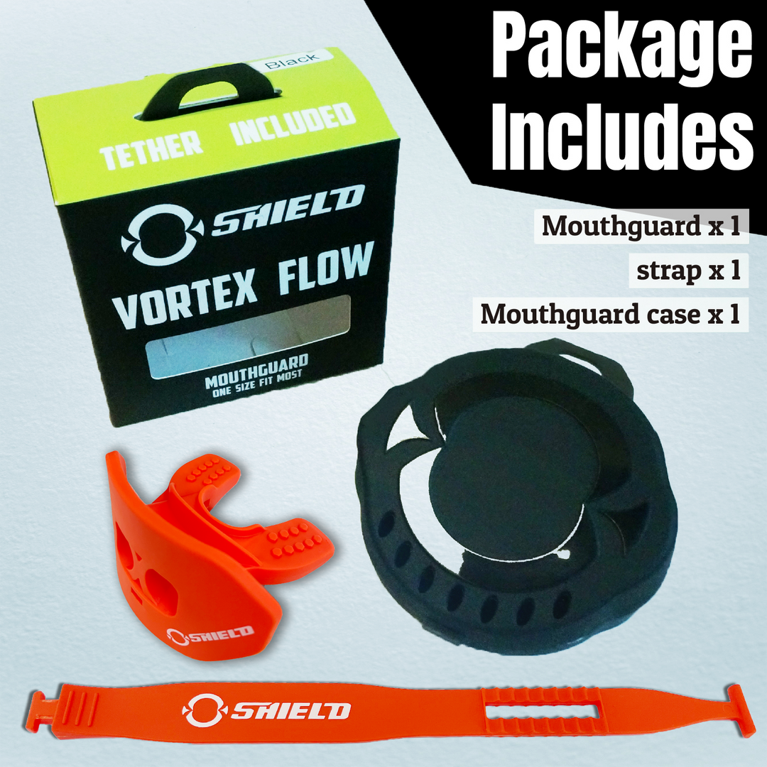 O Shield Core Series Football Mouthguard- Orange