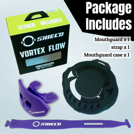 O Shield Core Series Football Mouthguard- Purple