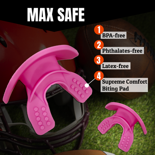 O Shield Core Series Football Mouthguard- Pink