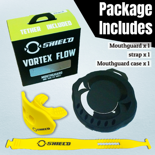 O Shield Core Series Football Mouthguard- Yellow/Gold