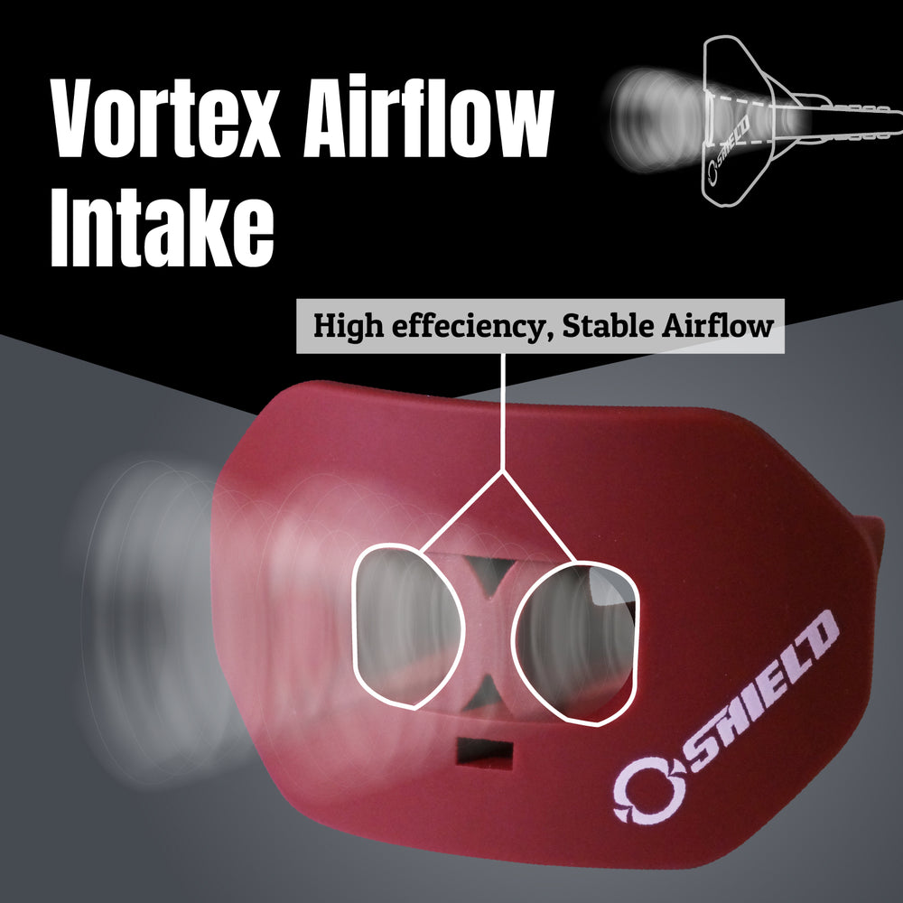 O Shield Core Series Football Mouthguard- Maroon