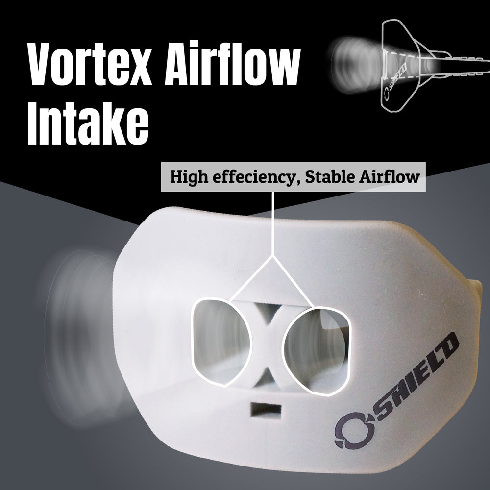 O Shield Core Series Football Mouthguard- Grey/ Silver