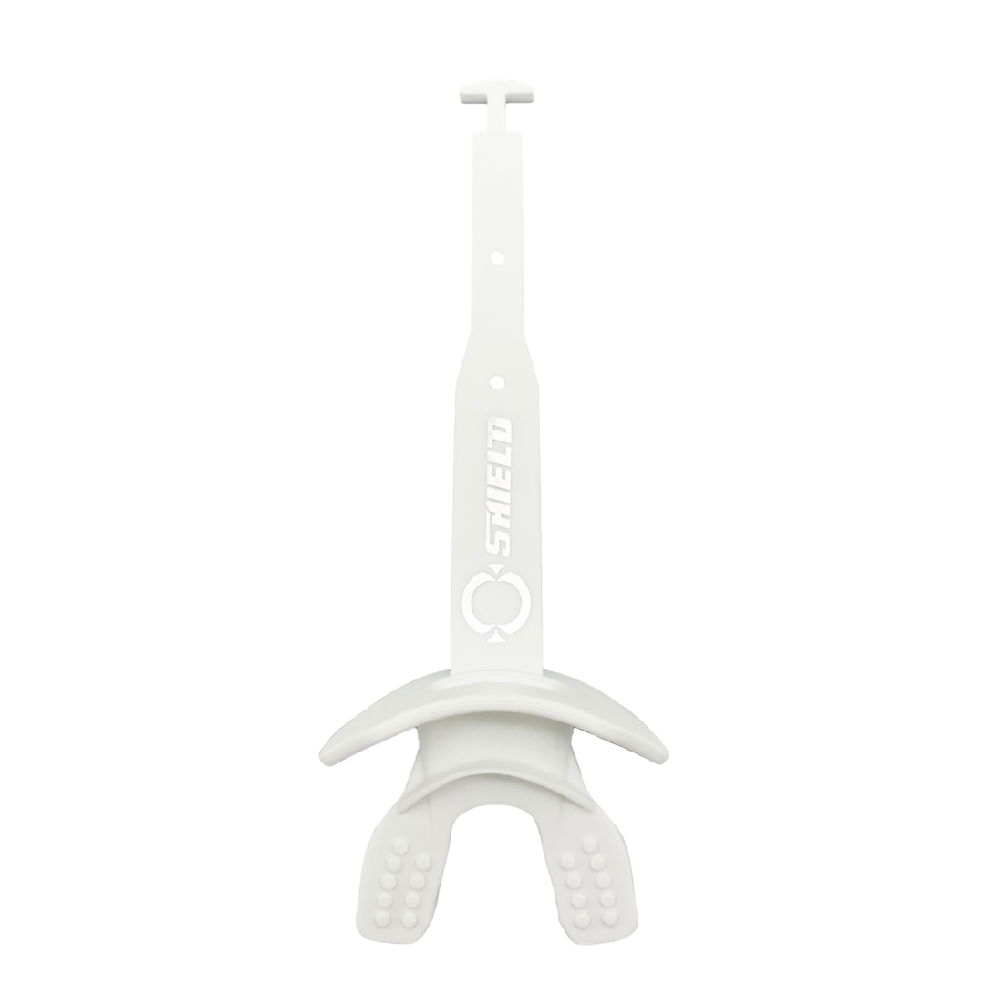 O Shield Striker Series Football Mouthguard- White