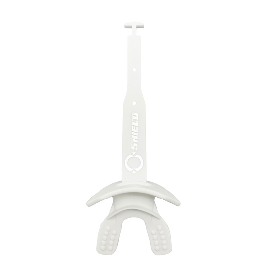 O Shield Striker Series Football Mouthguard- White