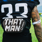 O Shield That Man Silver Chrome Football Back Plate, Lower Back Pads for Football