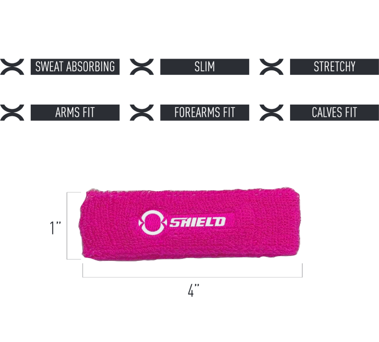 O Shield Arm Bands- Pink