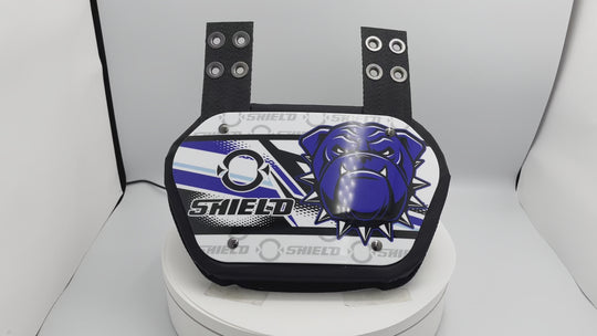 O Shield Danger Dog Football Back Plate, Back Plate for Football, Lower Back Pads for Football Players, Rear Protector