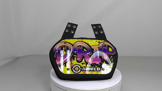 O Shield DRIP Football Back Plate, Lower Back Pads for Football Players, Rear Protector, Universal Fit
